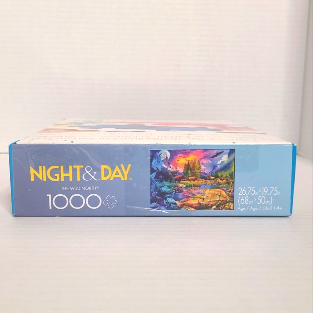 Buffalo Night & Day The Wild North 1000pc puzzle #11840 - Picture 4 of 5